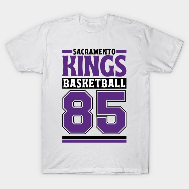 Sacramento Kings 1985 Basketball Limited Edition T-Shirt by Astronaut.co